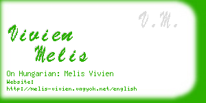 vivien melis business card